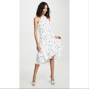 Joie Lamberta Sleeveless High/low Dress Porcelain
